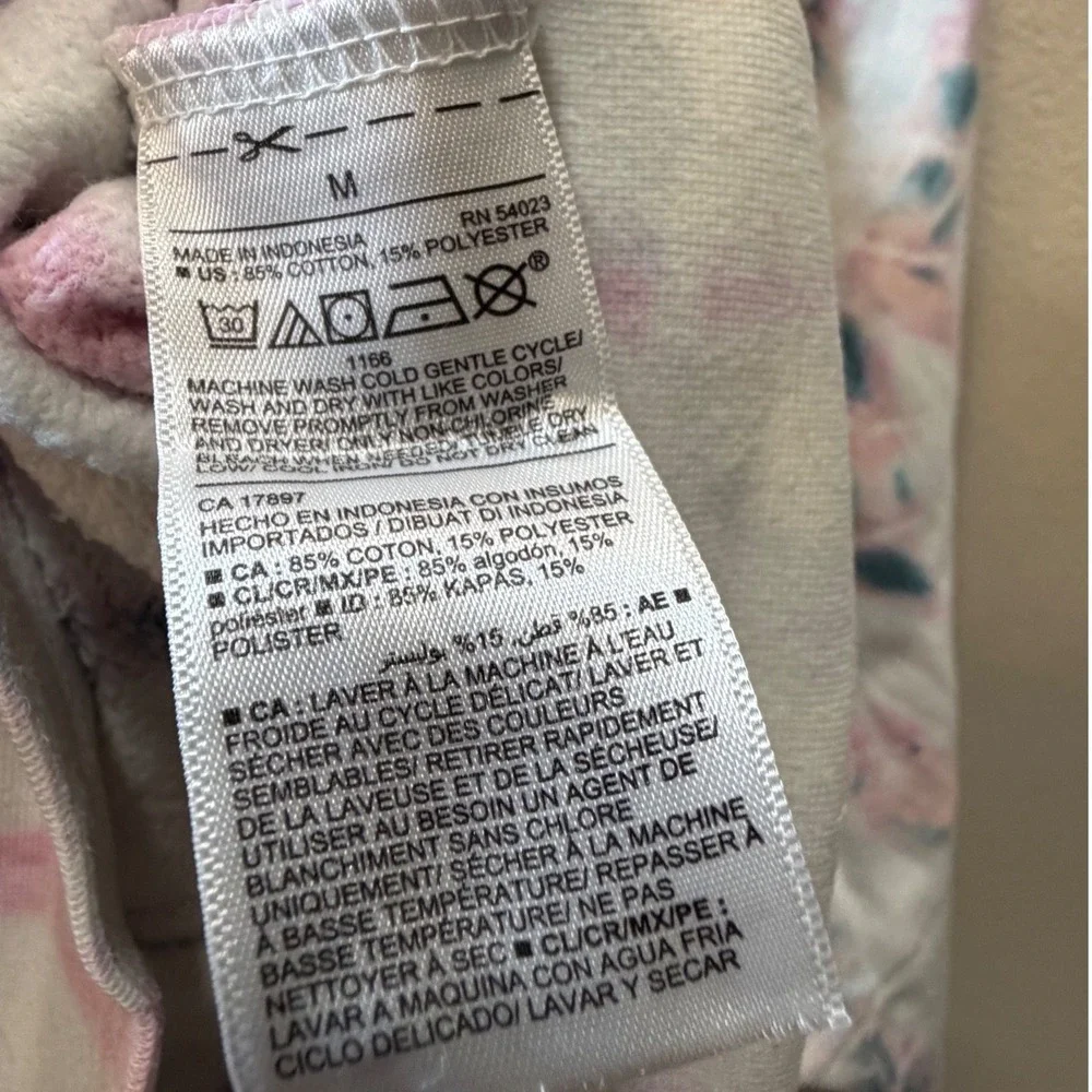 Old Navy Girls Pink Blue Tie Dye Oversized Fleece Pullover Sweatshirt M 16287